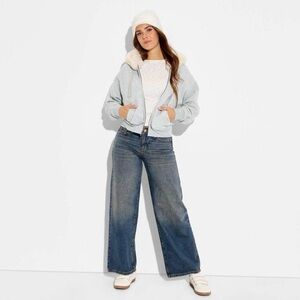 Wild Fable Wide Leg Baggy Jeans NWT Size 0